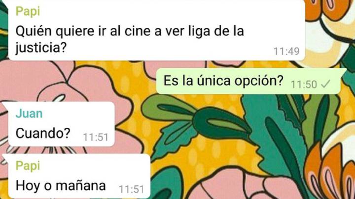 La conversación de un grupo de whatsapp que puso en apuros a un padre de familia