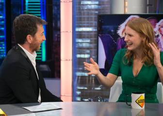 Jessica Chastain corrige a Pablo Motos en 'El Hormiguero' al hablar sobre igualdad