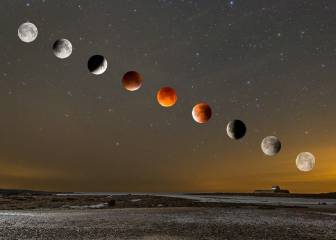 Las increíbles imágenes de la Superluna azul de sangre te dejarán helado