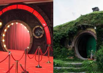 La entrada a Los Goya 2018: ¿la casa de Bilbo Bolsón o la puerta de Imaginarium?