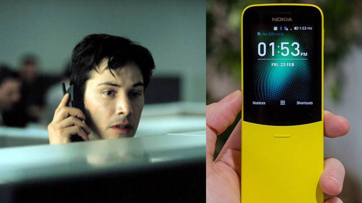 Nokia revive el 'Banana Phone' de Matrix (el que Neo usaba en 1999)