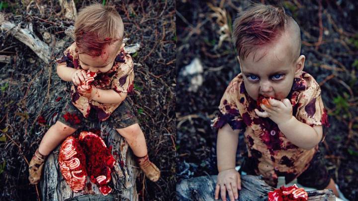 Así han recibido los internautas a la madre que preparó una tarta zombie para su hijo