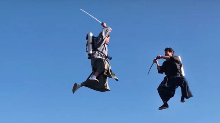 Samurais volando con Jet-Packs: Japón es un país tan adelantado por esto