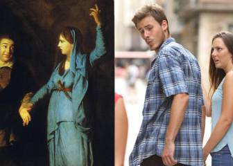 Este cuadro del siglo XVIII tiene un curioso parecido con el meme del novio distraído