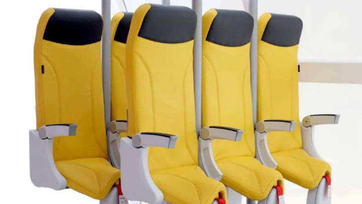 Si te resultan incómodos los asientos de los vuelos 'low cost', mejor que no veas estos