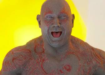 La transformación del exluchador Batista en Drax el Destructor en un minuto