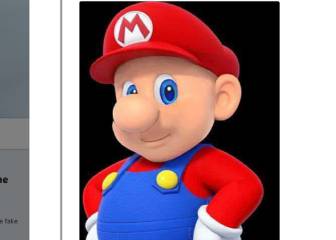 Una versión de Super Mario afeitado se ha hecho viral y nos da mucho miedo