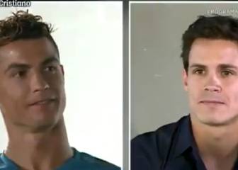 El test (raruno) de Edu Aguirre a Cristiano: "¿Quién es más guapo, tú o yo?"