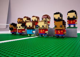 Así son los jugadores de la Selección en forma de LEGO