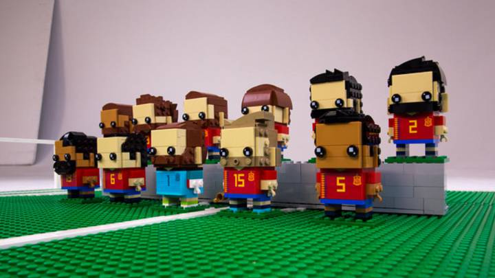 Así son los jugadores de la Selección en forma de LEGO