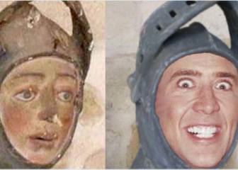 El nuevo Ecce Homo es esta estatua de San Jorge 'restaurada' en Estella