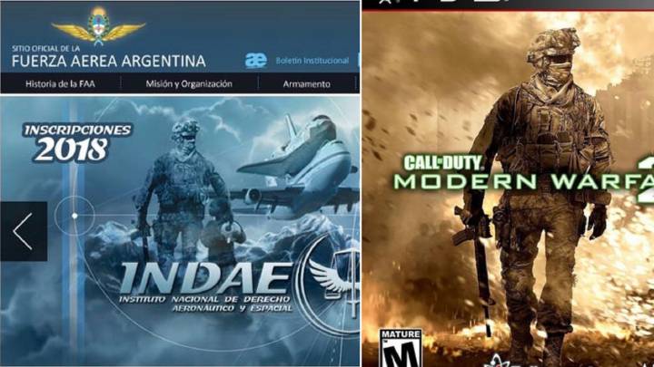 La Fuerza Aérea de Argentina utiliza imágenes del Call of Duty para promocionar sus cursos