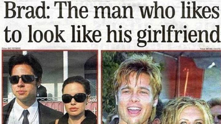 El tuit que nos demuestra que Brad Pitt quiere parecerse a todas sus novias