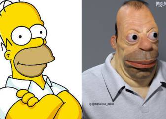 Un artista ha ilustrado cómo sería Homer Simpson en la vida real