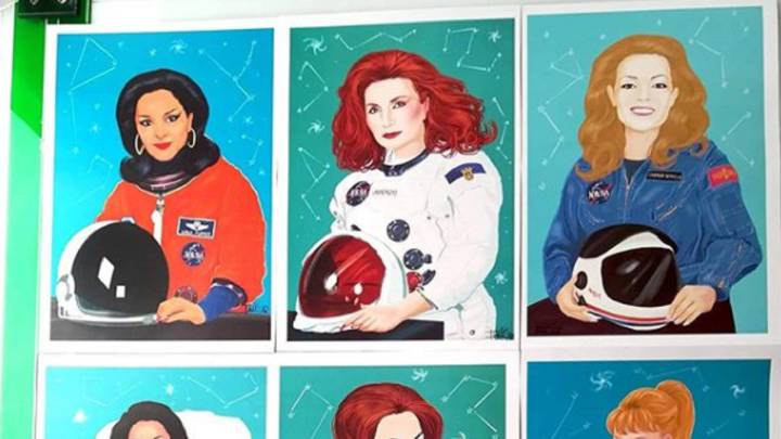 El ilustrador que convierte en Instagram a las folclóricas españolas en astronautas