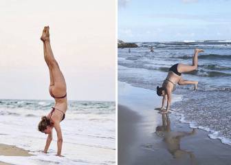 Esta mujer es una eminencia en redes por sus imitaciones de fotos de famosos