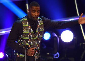 Idris Elba deja un recado a Messi y Cristiano en la gala 'The Best'