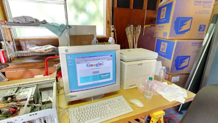 Google celebra su 20 aniversario mostrando cómo era el garaje en el que se creó en 1998