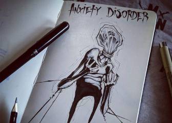 Este artista ilustra las enfermedades mentales de forma terroríficamente dura