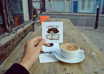 El café como fuente de inspiración para dibujar curiosos personajes