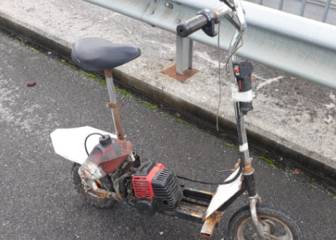 El patinete 'made in' Lugo que ha sido intervenido por la Guardia Civil