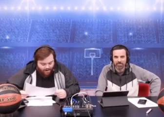 Ibai Llanos canta la sintonía de Doraemon en euskera durante el 'Clásico' de la ACB