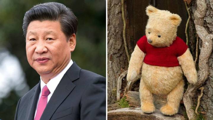 La Policía aleja al 'Winnie the Pooh' de la Puerta del Sol para no ofender al presidente chino