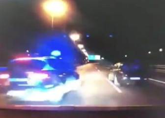 Una persecución de película en Valencia acaba con una maniobra espectacular de la Policía