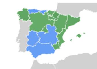 El mapa que divide España entre norte y sur (y no va de política ni fútbol)