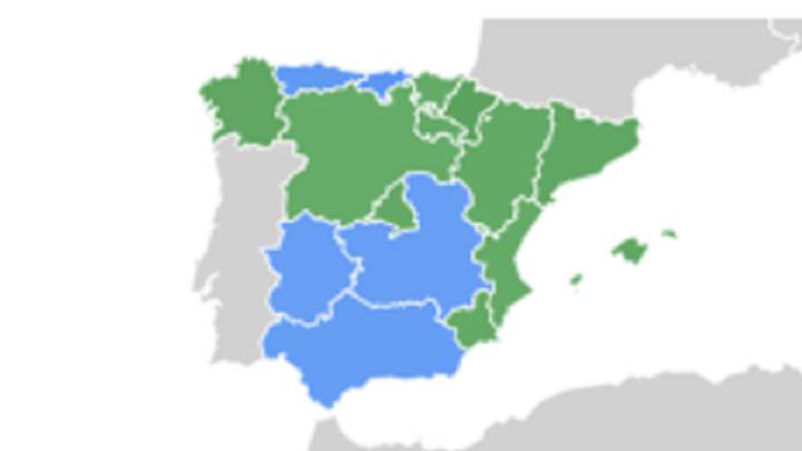 El mapa que divide España no va de política ni fútbol: OT y GH Vip