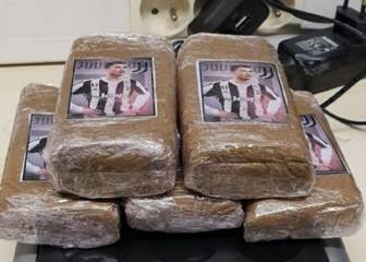Se incauta medio kilo de cannabis con la imagen de Cristiano Ronaldo