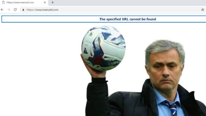La web del Manchester United se cae tras anunciar el despido de Mourinho
