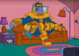 Thanos se cuela en Los Simpson para hacerlos desaparecer