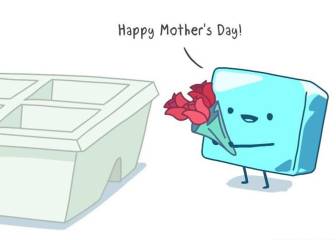 Estas viñetas sobre un cubito de hielo muestran que todo puede ser creativo (y cómico)