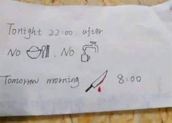 La sorprendente nota de una enfermera china a un paciente