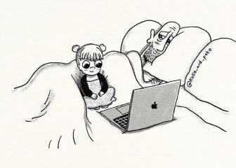 La vida en familia en 7 sencillas ilustraciones