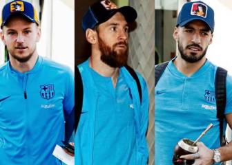 Rakitic, Messi y Suárez homenajean los 33 años de 'Dragon Ball'