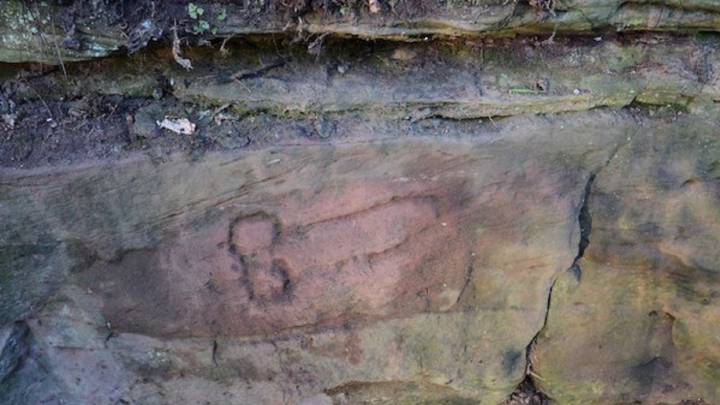 Encuentran un pene tallado en el Muro de Adriano hace 1.800 años