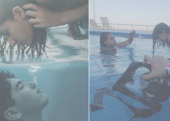 Así se hizo la foto viral del momento: mitad dentro, mitad fuera del agua