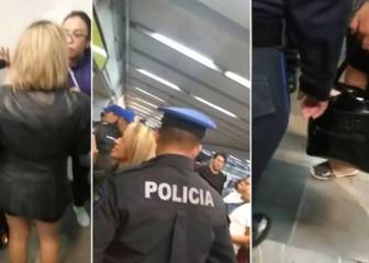 ‘Lady Chancla’: le rompen su chancla en el Metro y exige que se la paguen