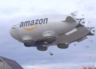 El vídeo del zepelín de Amazon soltando drones no es (aún) Black Mirror: es un montaje