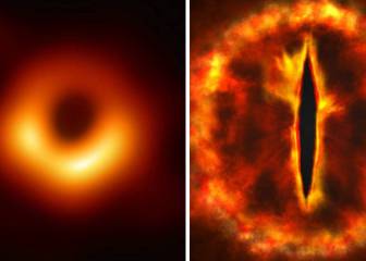 Sí, todo el mundo piensa que la primera foto de un agujero negro se parece a Sauron