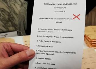 El mejor voto nulo de las elecciones llegó desde el Siglo de Oro