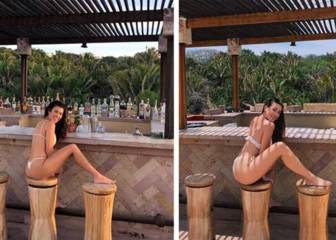 Paula Gonu imita una sensual foto de Kourtney Kardashian y se vuelve viral