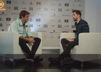 Broncano cumple su sueño: entrevistar a Federer (y hacerle reír unas cuantas veces)