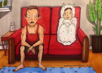 7 ilustraciones que muestran el día a día de la vida en pareja