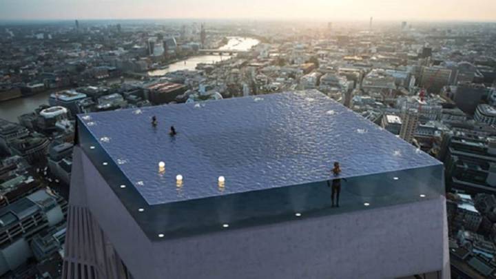 Esta será la primera piscina con vistas de 360 grados: ¿Adivinas por dónde se entra?