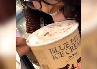 Una chica lame un helado y lo devuelve en el 'super': ahora podría ir a la cárcel