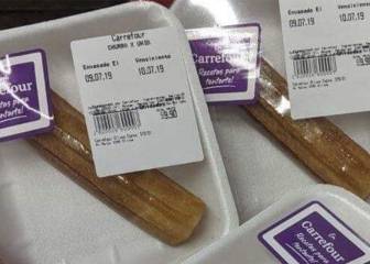 El churro que Carrefour envasa en plástico e indigna a las redes