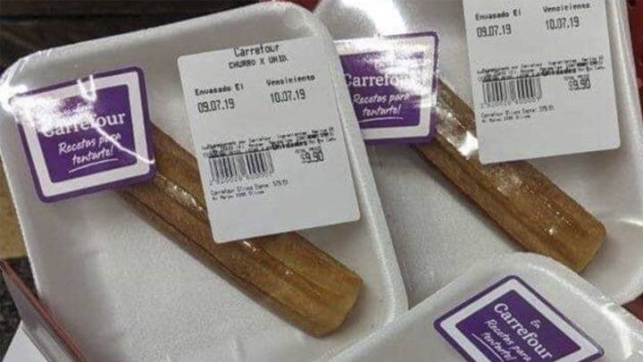 Carrefour pone a la venta churros envasados en bandejas y huevos fritos congelados